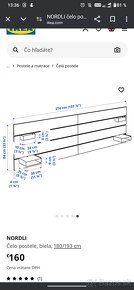 Čelo postele Ikea Nordli - 3