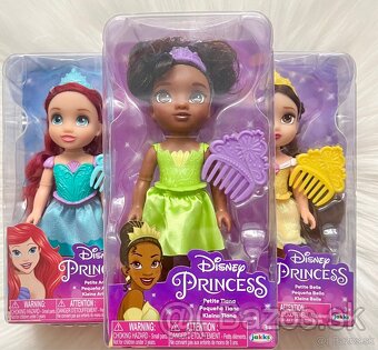 Disney princezné bábiky Ariel, Bella, Tiana - 3