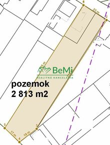 Rodinný dom Veľká dolina , pozemok 2 813 m2 , prístup z dvoc - 3