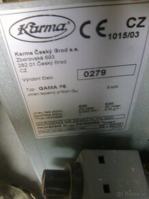 gamatky do komina KARMA  GAMA F5 5KW 2010 - 3