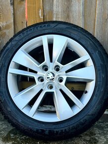 Zimné komplety originál Škoda Triton 17 + Goodyear 215/55R17 - 3