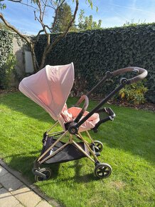 Cybex Mios 3.0 ROSE Gold + pink seat pack v záruke - 3