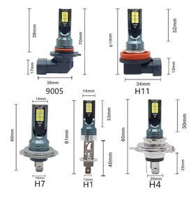 LED žiarovky, H7, H1, H8/H11 - 3