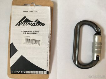 Karabína karabínka AustriAlpin Ovalo ID 3-way-autolock, nová - 3