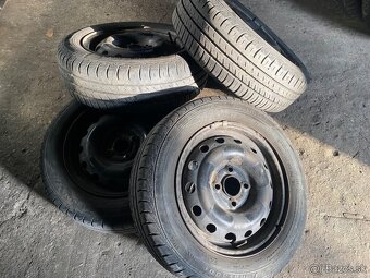 Letné pneumatiky 185/60 R14 + disky 4x100 - 3