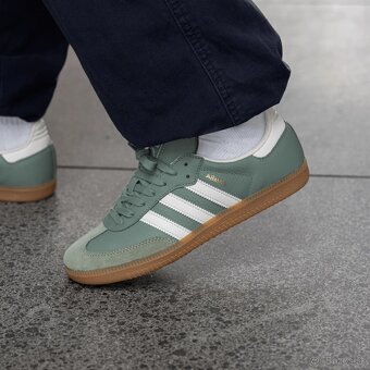 Adidas Samba OG silver green - 3