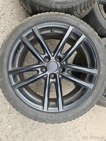 zimní Alu kola Superior BMW Audi VW 5x112 7,5jx18 et25 pneu - 3