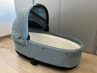 Vanicka Cybex Cot S Lux Gold Sky Blue + plastenka +2plachty - 3