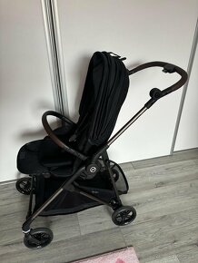 Športový kočík Cybex Melio Magic Black + podložka Bjällra - 3