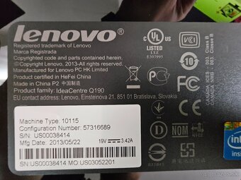 Lenovo Ideacentre Q190 - 3