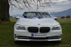 AUTO NA SVADBU, SVADOBNÉ AUTO, prenajom ,BMW 730 d - 3