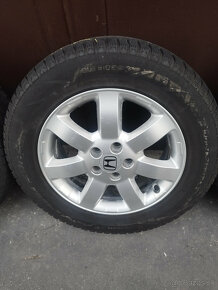 Alu disky originál Honda crv 2012 rozteč 5x114,3 +zimné pneu - 3