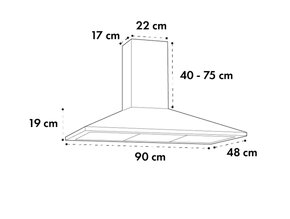 Klarstein digestor 90 cm - 3