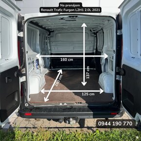 Prenájom dodávky Renault Trafic (požičovňa dodávky) - 3