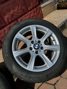 Zimné 8Jx17 H2  BMW disky 17" + pneu 225/55 R17 - 3