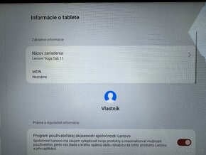 Lenovo Yoga Tab 11 - 8GB RAM, 256GB + 64GB SD karta - 3