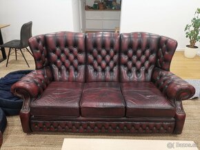 kozenna trojsedacka chesterfield - 3