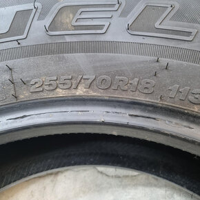 Letné pneumatiky 255/70 R18 BRIDGESTONE DOT2119 - 3