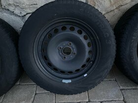 Plechové disky 6J x 15 + pneu 195/65 R15 zimné - 3