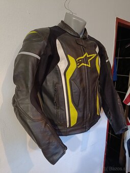 Kožená bunda značky ALPINESTARS veľkosť 50 - 3