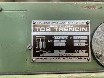 sústruh SN 40/1500 Tos Trenčin - 3