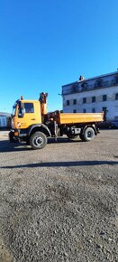 MAN LE 18.250 4x4 hydraulická ruka,trojstranný sklápěč - 3