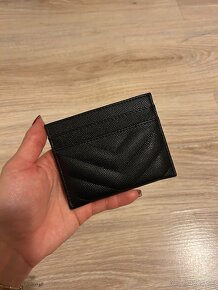 Yves Saint Laurent cardholder /peňaženka - čierny (YSL1) - 3