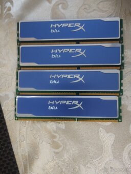 Ram Kingston HyperX Blu 2x Kit 1600Mhz 4x4GB DDR3 - 3