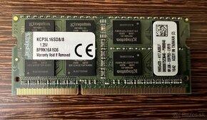 Predam DDR3L RAM pre NTB 8GB - 3