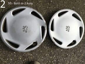 Puklica na Peugeot 2 X 2 kusy - 3