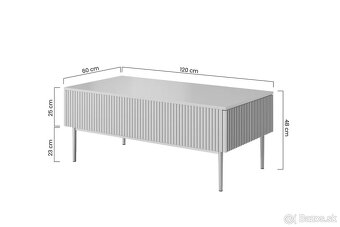 Predam Bogart konferenčný stolík Nicole 120x60 cm - 3