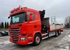 9015 - Scania G410 - 6x2 - Valník + HR-HIAB 244-EP5 HIPRO – - 3