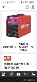 Zvárací invertor BENO FILIP 160 TW JE TO NOVÉ NEPOUŽITE V ZA - 3