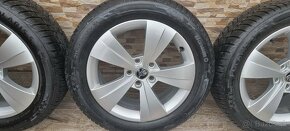 Predám Orginal SKODA HELIOS elektrony 5X112 215/55 r17 Zimné - 3