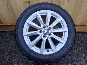 5x100 r16 kolesa disky audi A1 vw tcros alu 195 55 16 zimne - 3