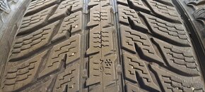 Predám 4ks jazdené zimné 215/55r18-95H Nokian - 3