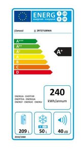 ZANUSSI chladnička s mrazničkou A+ - 3