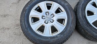 ALU Audi 5x112 a letné Bridgestone Turanza 215/60 R16 - 3