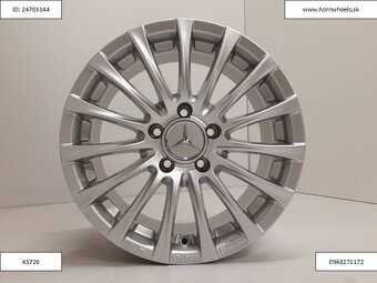 Mercedes C, E alu disky 7J R16 5x112 ET32 1224 - 3