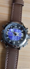 hodinky AVIATOR MILITARY BIDEN LED MULTIFUNKČNÍ CHRONOGRAF - 3