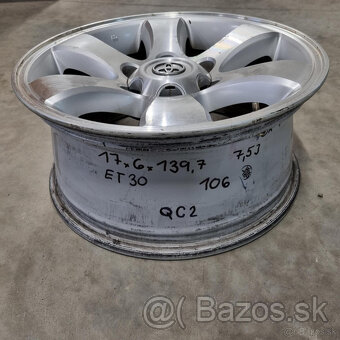 TOYOTA disky 6x139.7 R17 ET30 - 3