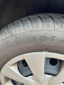 Zimné pneumatiky Continental 195/65 R15 - VYZUTÉ - 3