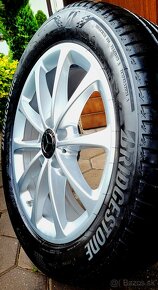 alu R17 5x112, senzory, pneu 205/55 orig. Mercedes, NOVÉ - 3