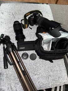 Nikon D3300, 2 objektívy, statív a príslušenstvo - 3