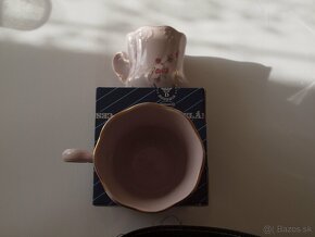 Predám šálky ružový porcelán Chodov - 3