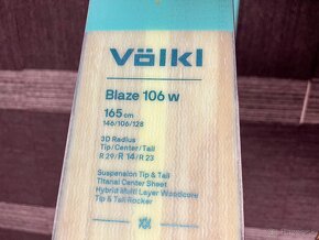 165 cm freeridove lyze Volkl Blaze 106W - 3