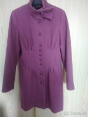 Dámsky fialový kabát - 3