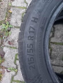 Pneumatiky zimné - Continental 215/55/R17 - 3