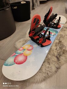 Snowboard 128 cm s viazaním ÚPLNE NOVÉ - 3