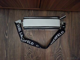 kabelka Karl Lagerfeld crossbody biela - 3